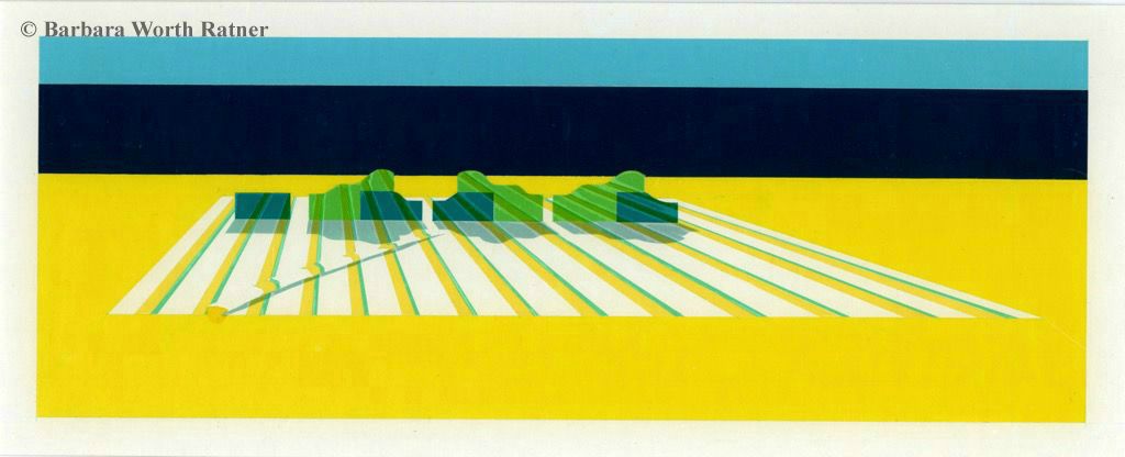image constrcuted from cut pantone paper